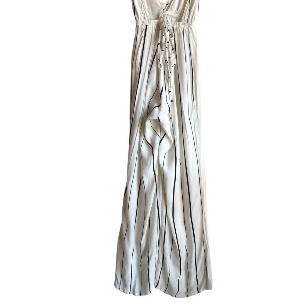 Faithfull the Brand Shutterbabe Ivory Striped Jumpsuit Small - Picture 13 of 16
